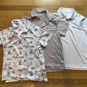 3 Vineyard Vines On-The-Go Sankaty  Boys Polos Performance Fabric Size M